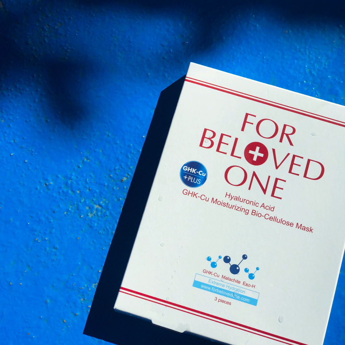 For Beloved One Hyaluronic Acid GHK-Cu Moisturizing Bio-Cellulose Mask