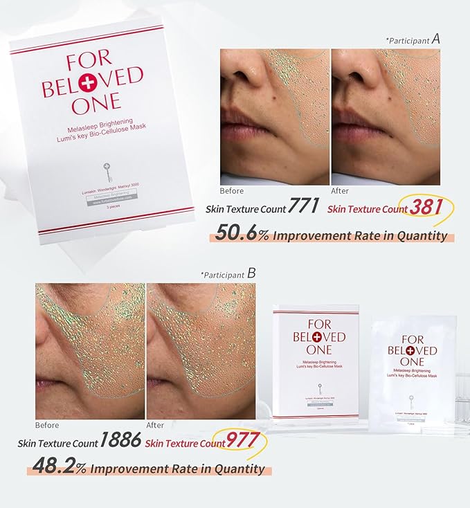 For Beloved One Melasleep Brightening Lumi's Key Bio-Cellulose Mask