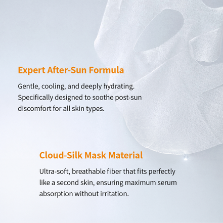 For Beloved One Melasleep Brightening Laminaria Ochroleuca After-Sun Mask 4pcs