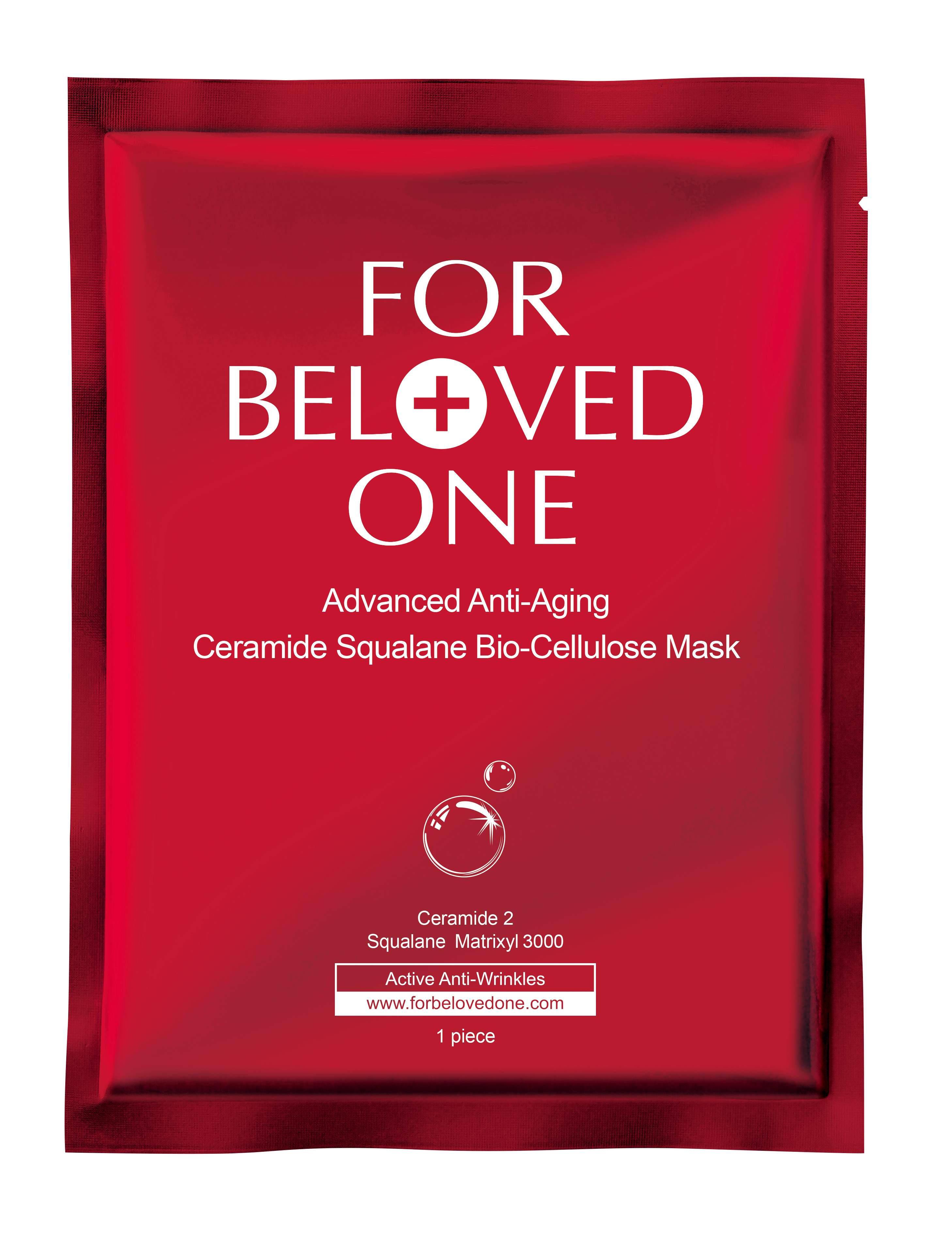 For Beloved One Advanced Anti-Aging Ceramide Squalane Bio-Cellulose Mask