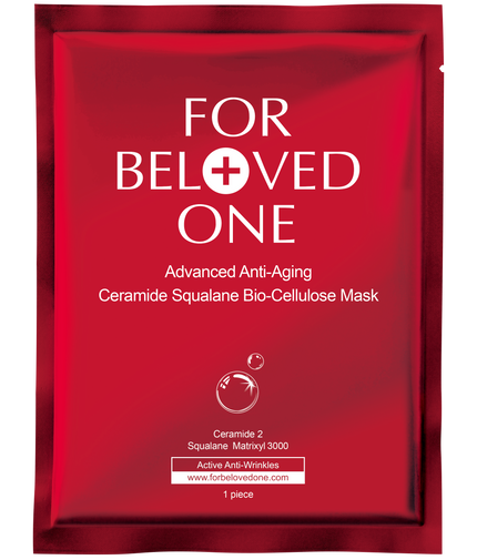For Beloved One Advanced Anti-Aging Ceramide Squalane Bio-Cellulose Mask