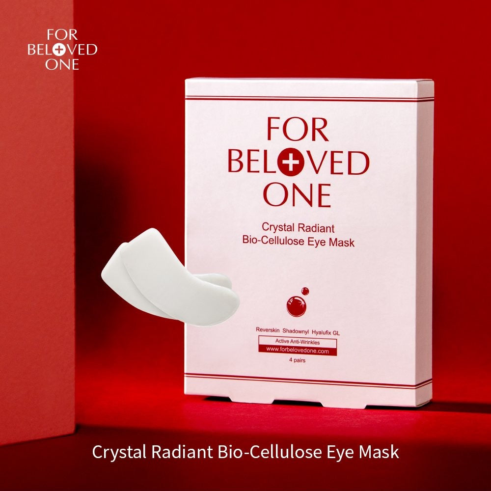 For Beloved One Crystal Radiant Bio-Cellulose Eye Mask ( 4 pairs/box )