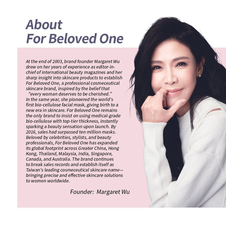 For Beloved One Crystal Radiant Bio-Cellulose Eye Mask ( 4 pairs/box )