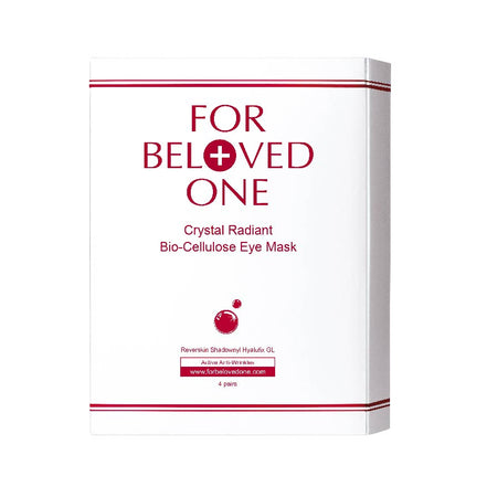 For Beloved One Crystal Radiant Bio-Cellulose Eye Mask ( 4 pairs/box )