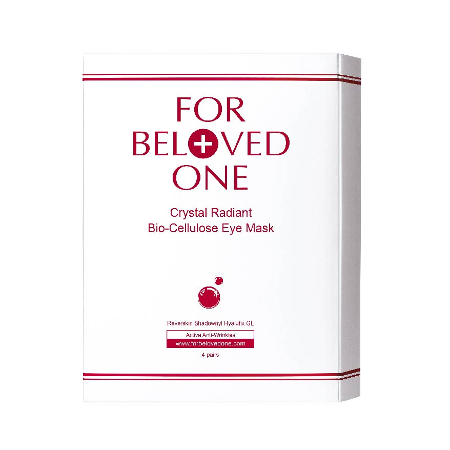 For Beloved One Crystal Radiant Bio-Cellulose Eye Mask ( 4 pairs/box )