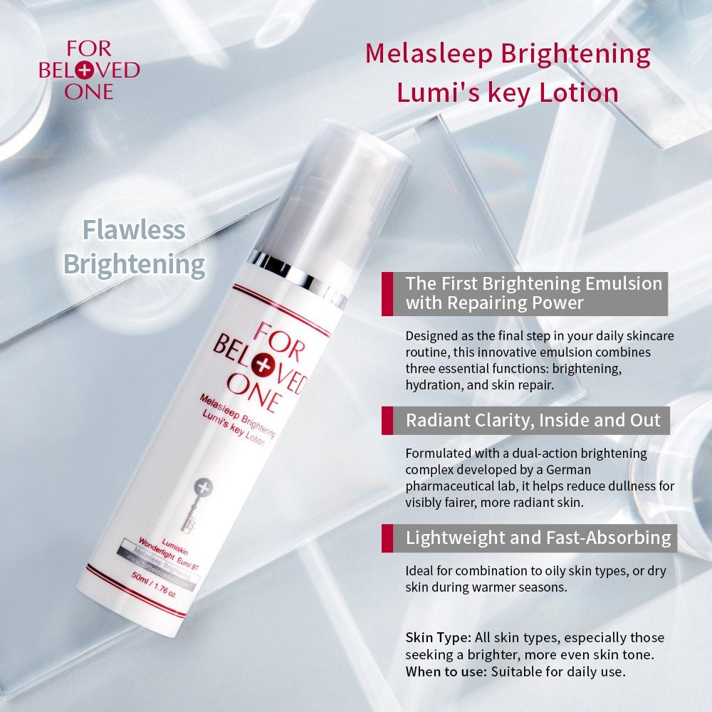 For Beloved One Melasleep Brightening Lumi’s Key Lotion
