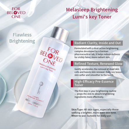 For Beloved One Melasleep Brightening Lumi’s Key Toner