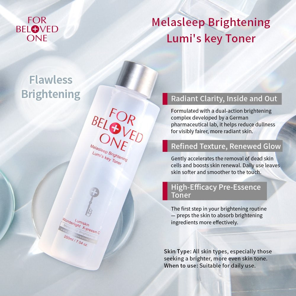 For Beloved One Melasleep Brightening Lumi’s Key Toner