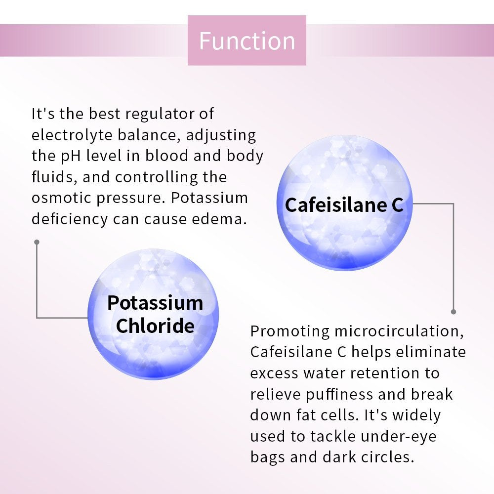 For Beloved Girl Puffy Elimination  Mineral Cloud-Silk Mask