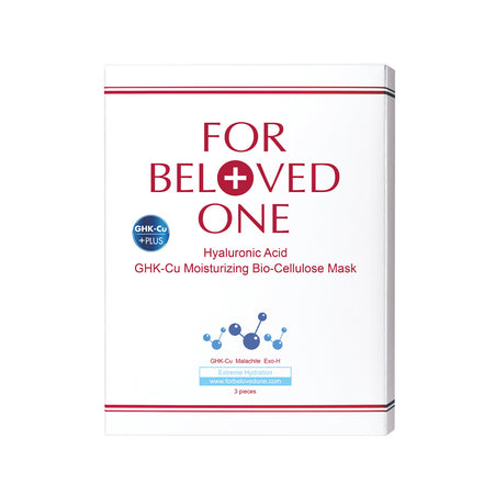 For Beloved One Hyaluronic Acid GHK-Cu Moisturizing Bio-Cellulose Mask