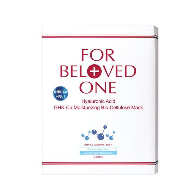 For Beloved One Hyaluronic Acid GHK-Cu Moisturizing Bio-Cellulose Mask