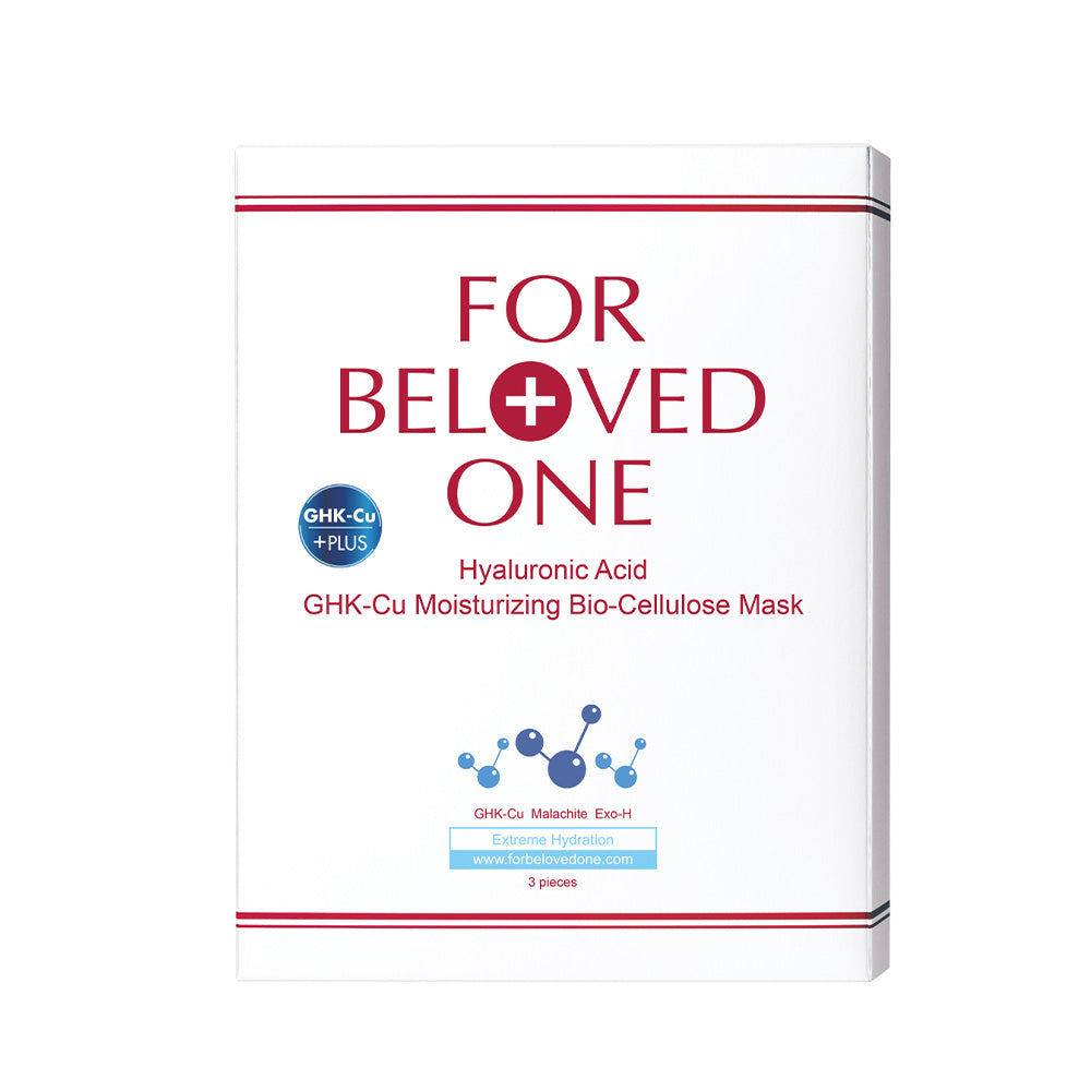 For Beloved One Hyaluronic Acid GHK-Cu Moisturizing Bio-Cellulose Mask