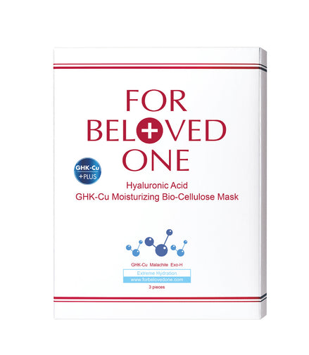 For Beloved One Hyaluronic Acid GHK-Cu Moisturizing Bio-Cellulose Mask