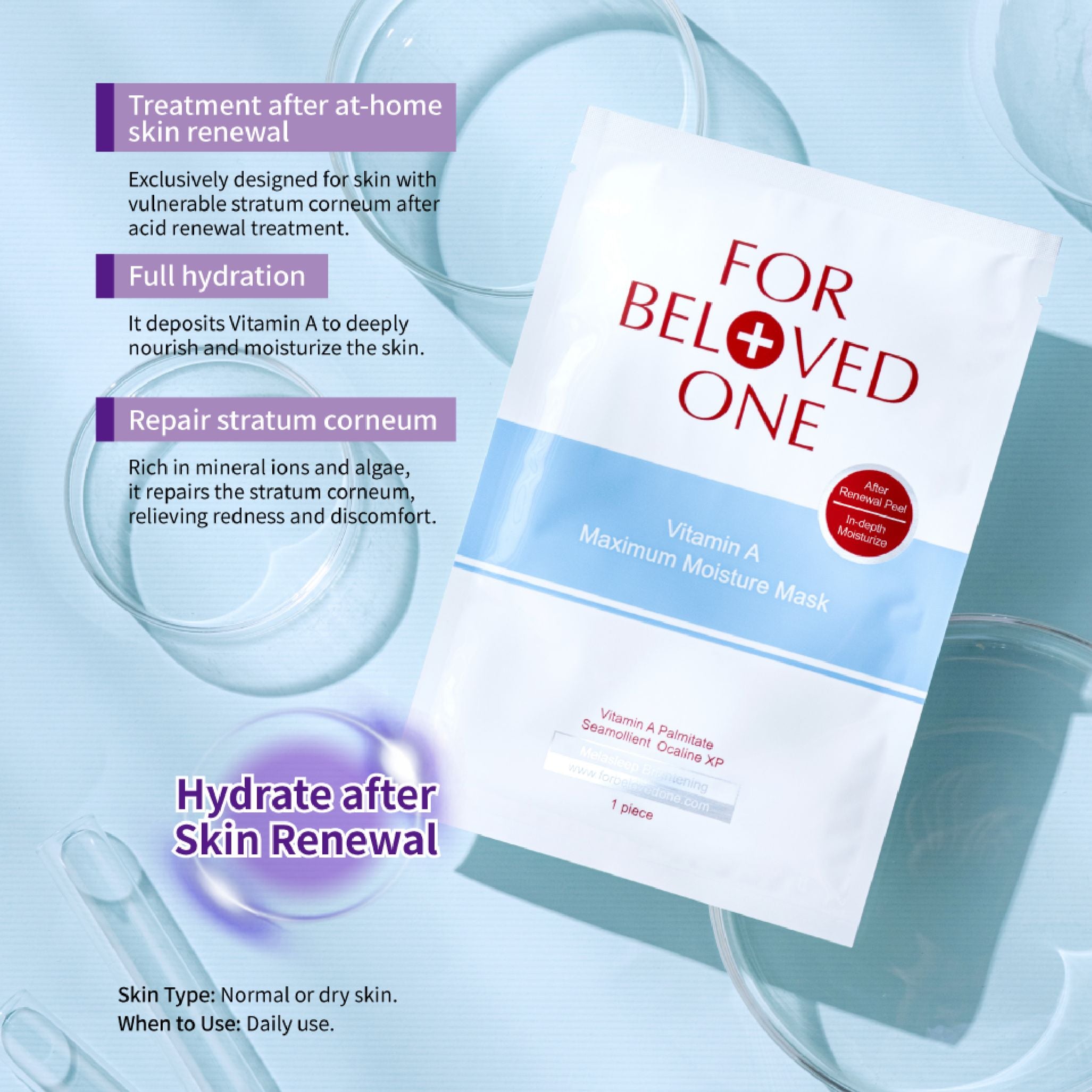 For Beloved One Vitamin A Maximum Moisture Mask