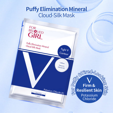 For Beloved Girl Puffy Elimination  Mineral Cloud-Silk Mask