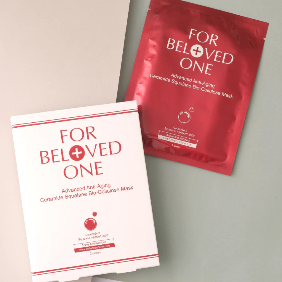 For Beloved One Advanced Anti-Aging Ceramide Squalane Bio-Cellulose Mask