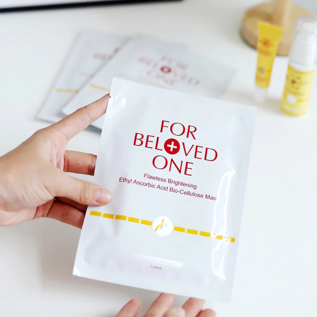 For Beloved One Flawless Brightening  Ethyl Ascorbic Acid Bio-Cellulose Mask