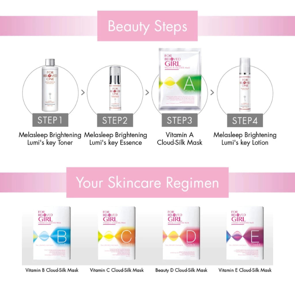 For Beloved Girl Vitamin E Cloud-Silk Mask